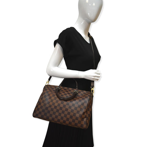 LOUIS VUITTON  Speedy 30 Bandouliere Damier Ebene Satchel Bag Brown - Hot Deals