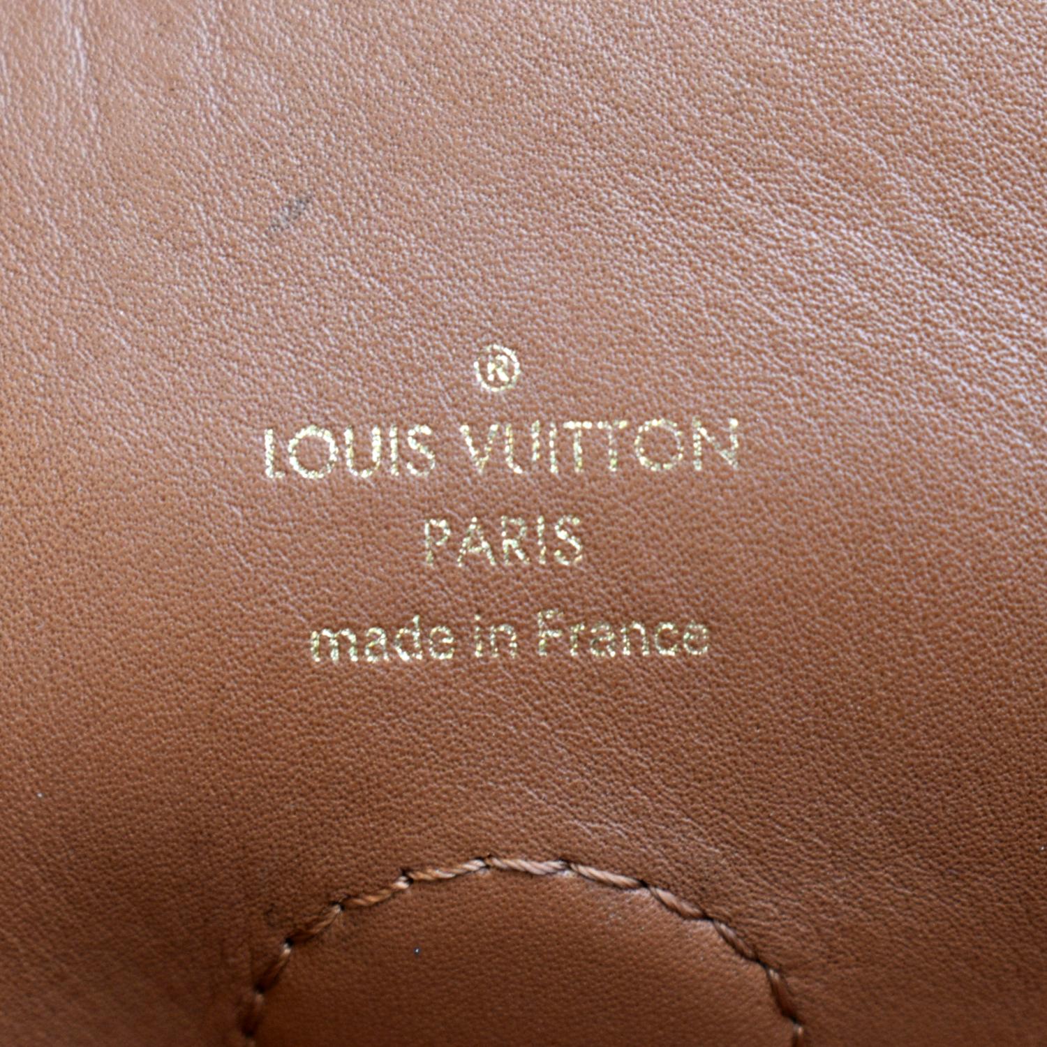 Louis Vuitton Tuileries Caramel Rouge Monogram Canvas and Calfskin Cro -  MyDesignerly