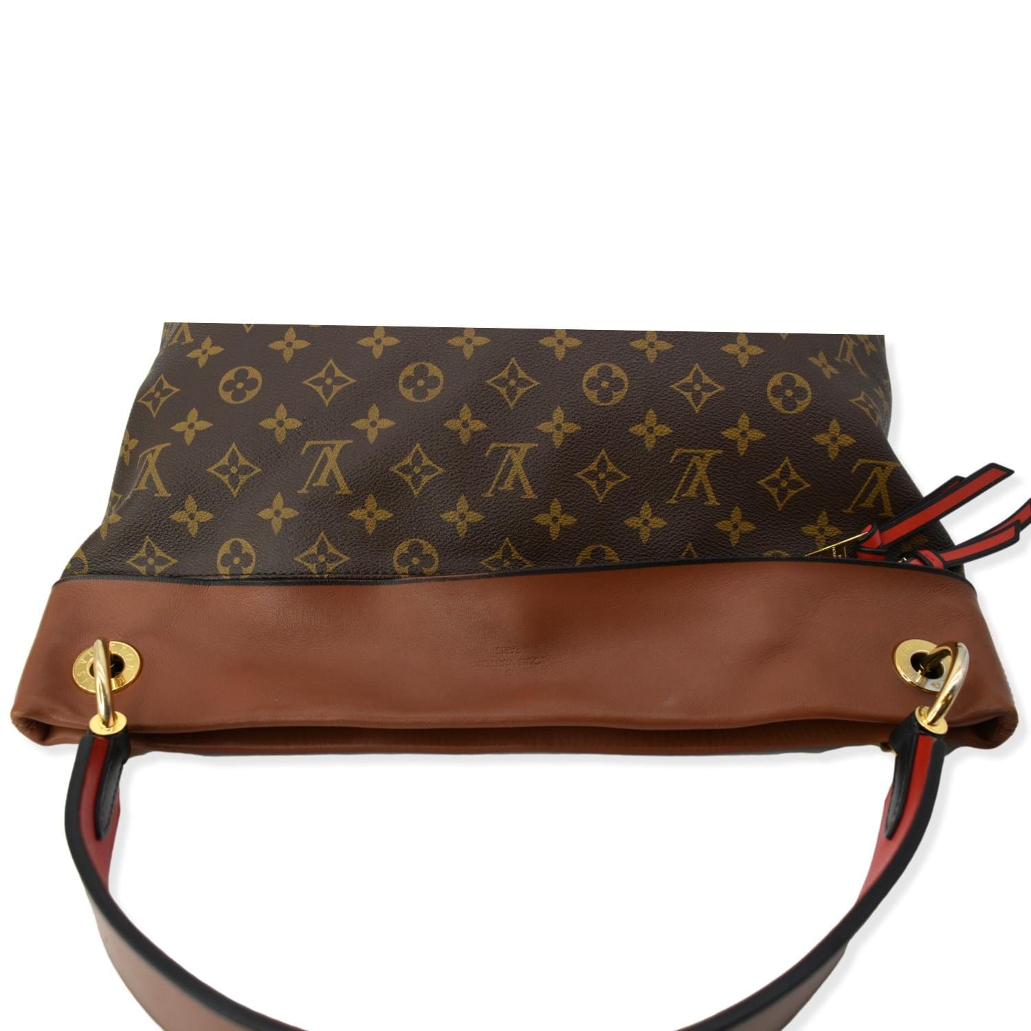 Louis Vuitton Tuileries Hobo Monogram Canvas with Leather Brown