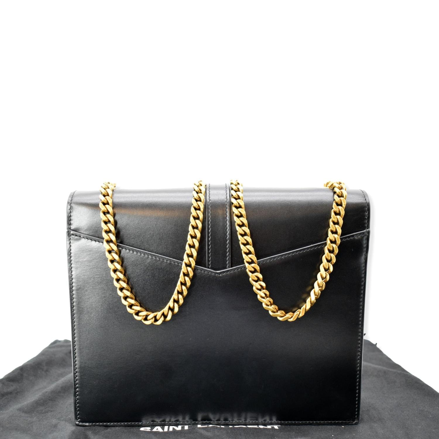 Saint Laurent, Bags, Saint Laurent Ysl Sulpice Bag Medium In Matelass  Leather Black