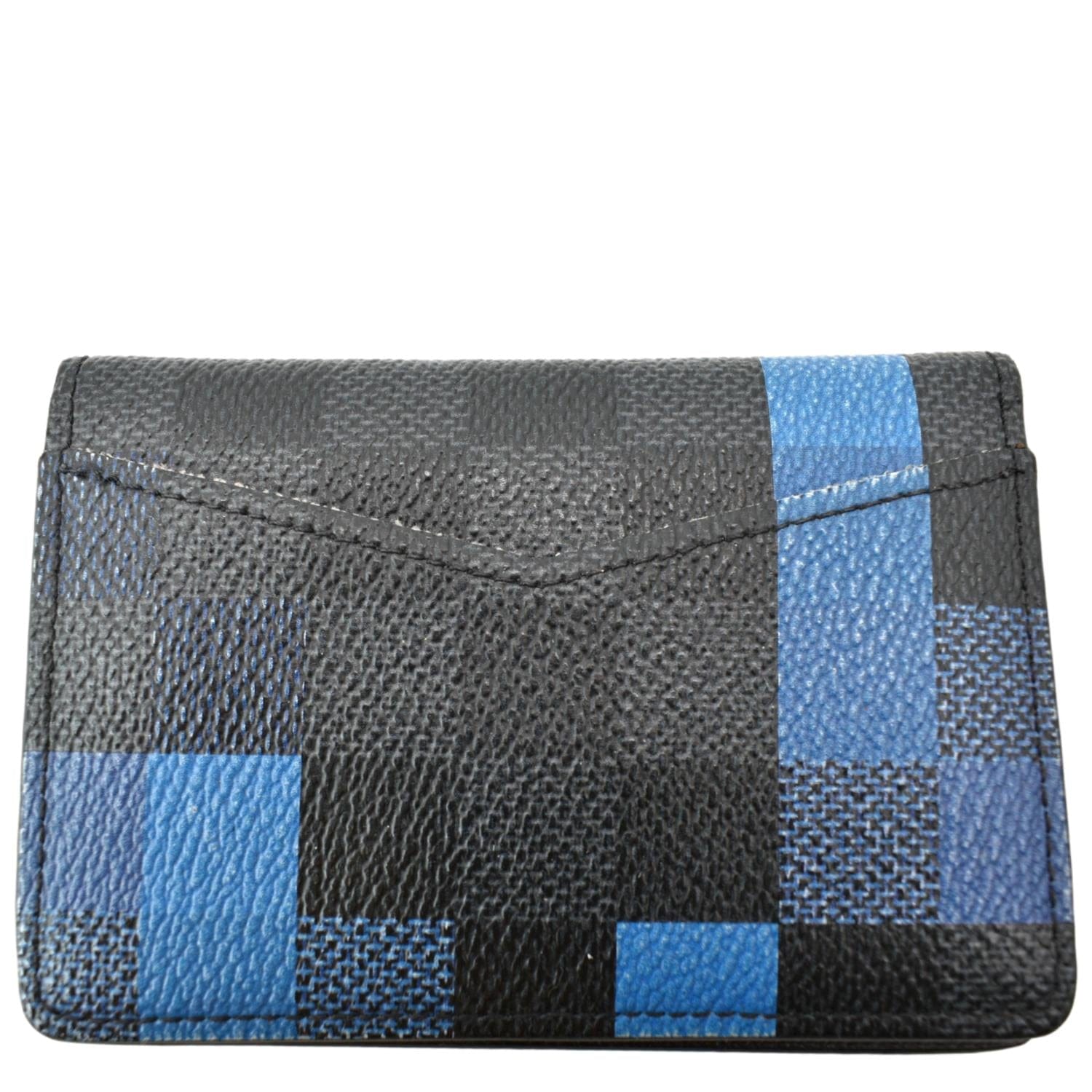 Louis Vuitton Damier graphite stripe slender men's wallet for Sale