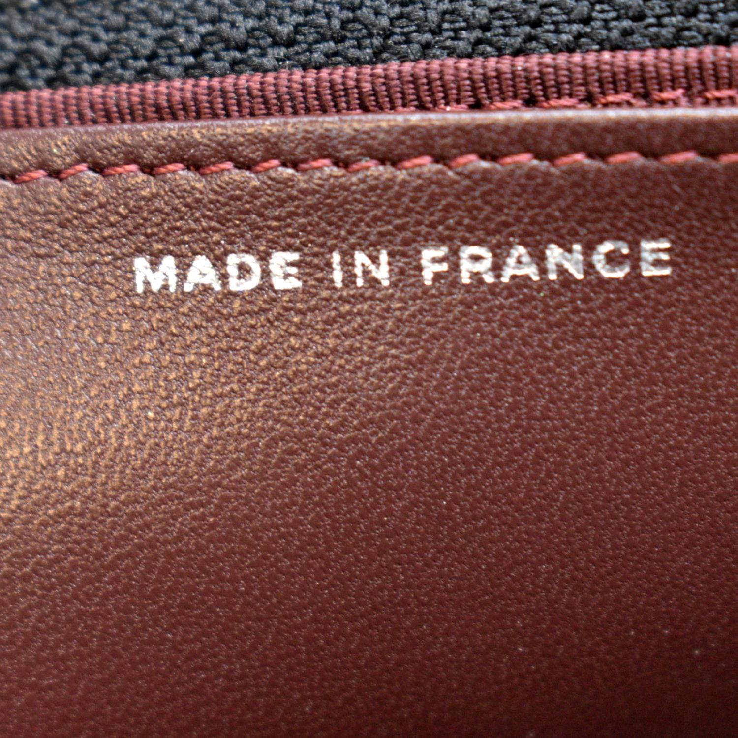 CHANEL Wallet On Chain Lambskin Leather WOC Crossbody Bag