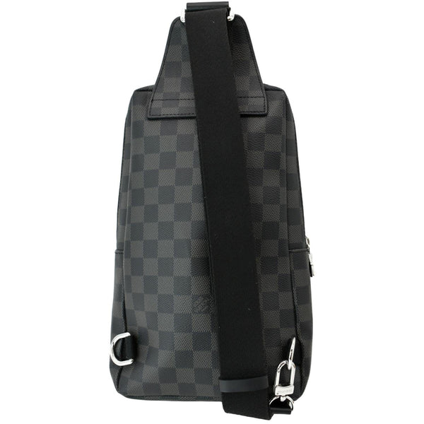 LOUIS VUITTON Avenue Sling Damier Graphite Backpack Bag Black