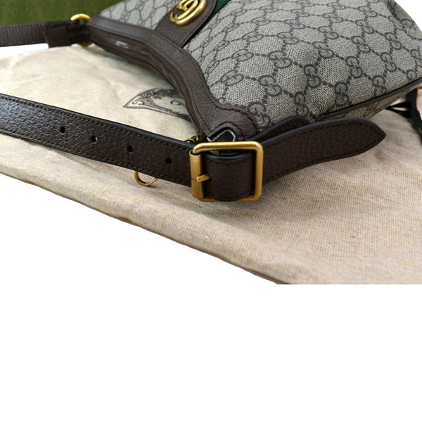 GUCCI Ophidia Small GG Supreme Canvas Shoulder Bag Beige 598125