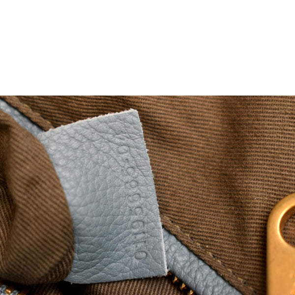 CHLOE Marcie Medium Leather Shoulder Bag Light Blue