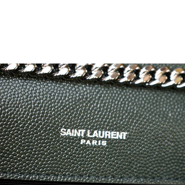 YVES SAINT LAURENT Kate Medium Leather Crossbody Bag Green
