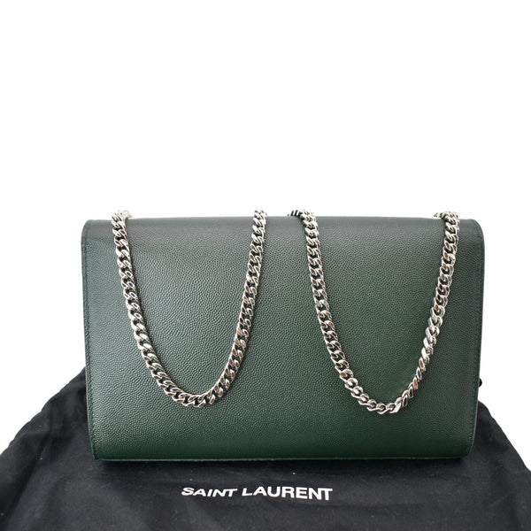 YVES SAINT LAURENT Kate Medium Leather Crossbody Bag Green