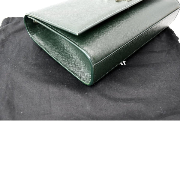 YVES SAINT LAURENT Kate Medium Leather Crossbody Bag Green