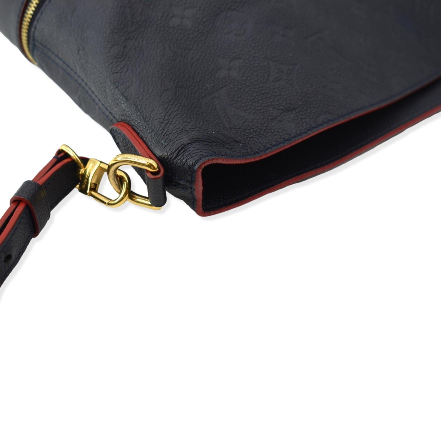 Louis Vuitton Marine Rouge Monogram Empreinte Leather Melie Bag