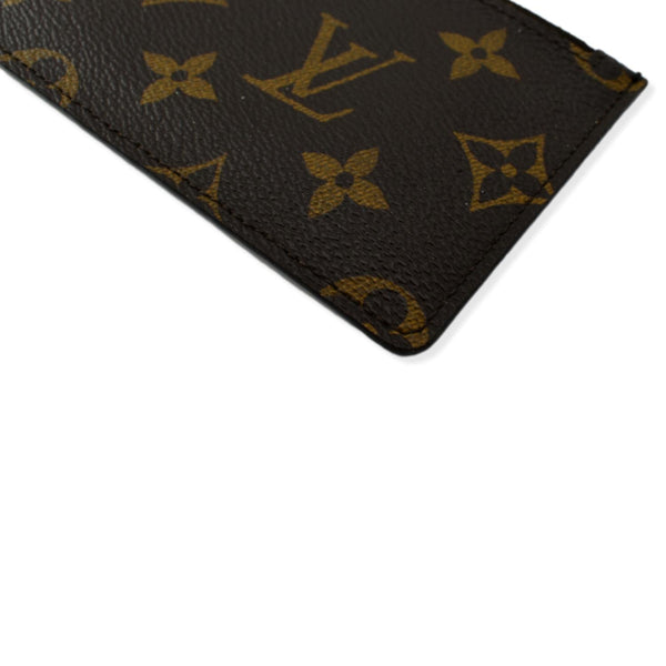 LOUIS VUITTON Felicie Zippered Monogram Canvas Insert Pouch Brown