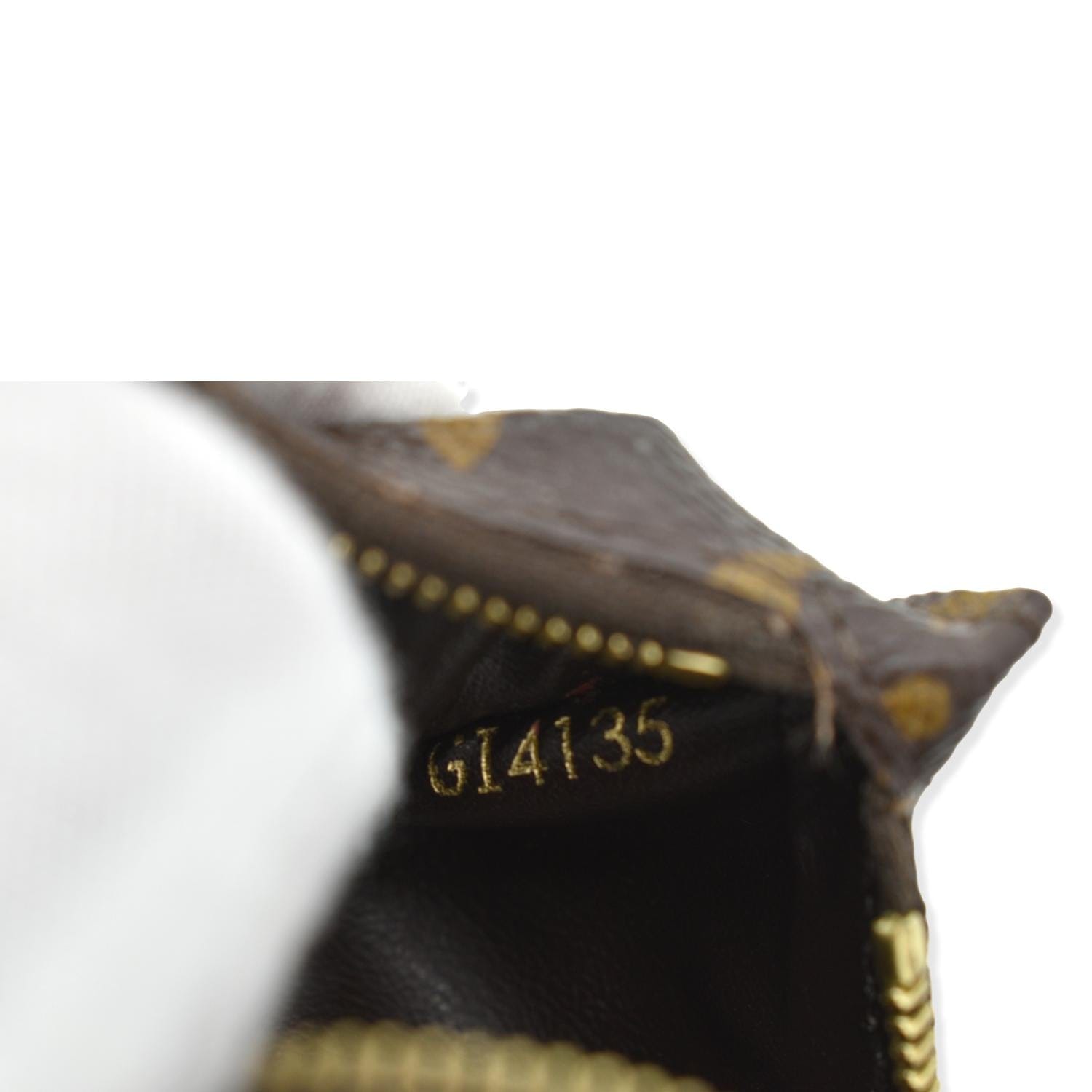 LOUIS VUITTON Monogram Felicie Chain Wallet Zippered Insert 113581