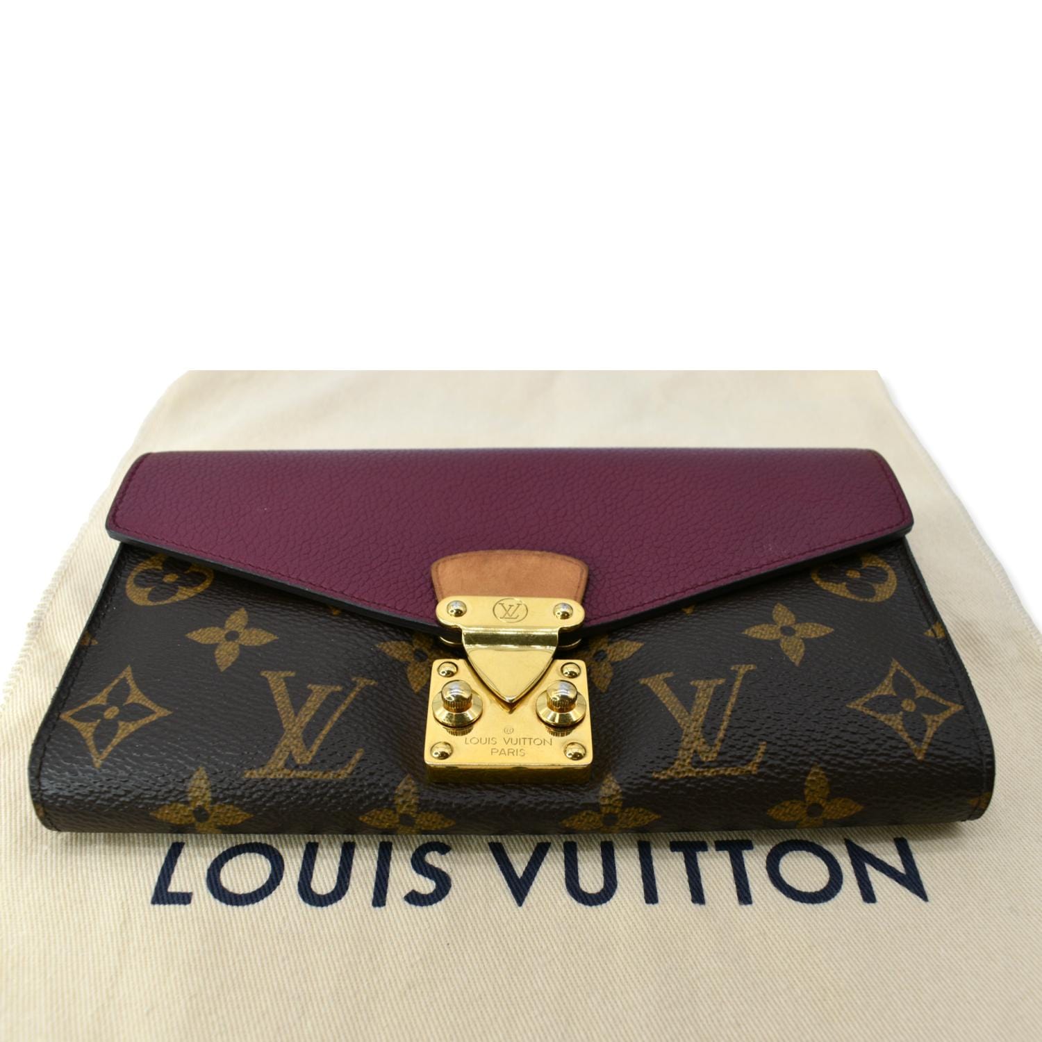 Louis Vuitton Monogram Pallas Wallet Grape