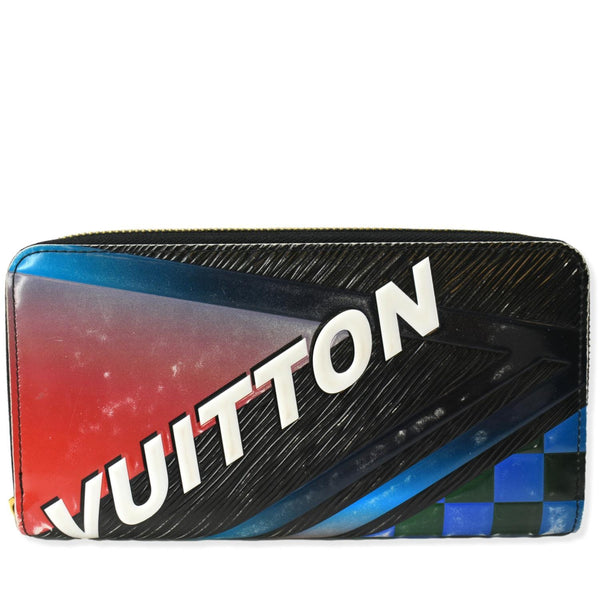 LOUIS VUITTON Race Print Limited Edition Epi Leather Zippy Wallet Multicolor