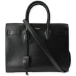 Yves Saint Laurent Sac de Jour Leather Shoulder Bag Black