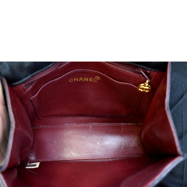 CHANEL Rare Wave GHW CC Flap Vintage Lambskin Shoulder Bag Black