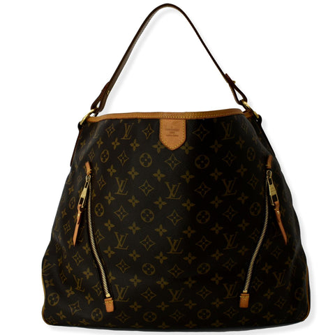 LOUIS VUITTON  Delightful GM Monogram Canvas Hobo Bag Brown