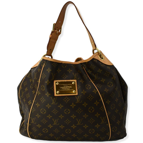 LOUIS VUITTON Galliera GM Monogram Canvas Shoulder Bag Brown