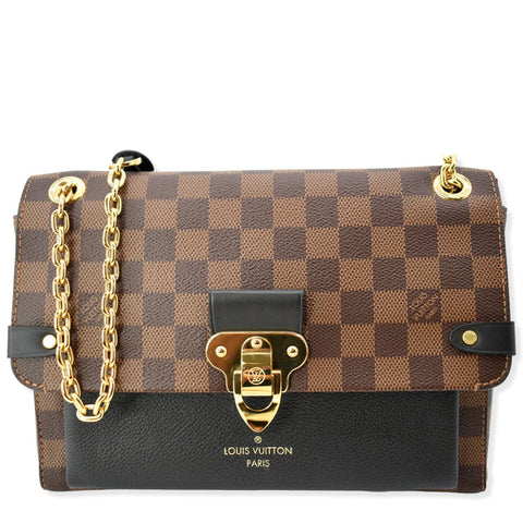 LOUIS VUITTON Vavin PM Damier Ebene Crossbody Bag Brown - Hot Deals