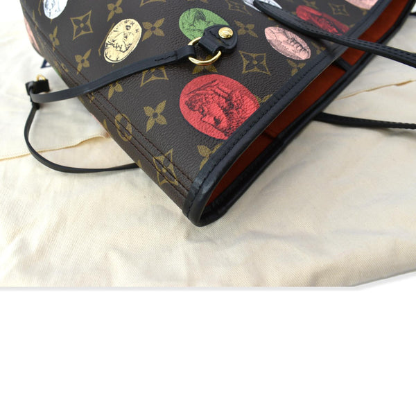 LOUIS VUITTON Neverfull MM x Fornasetti Cameo Monogram Canvas Tote Bag Brown - Hot Deals