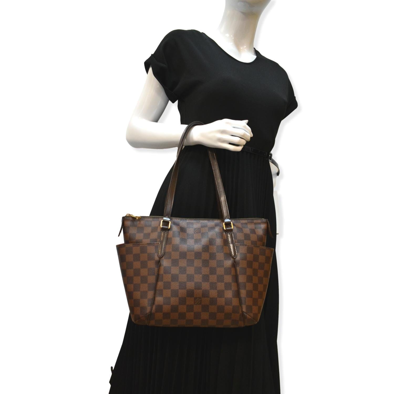 Used 2014 Louis Vuitton TOTALLY PM NM MONOGRAM zip top purse
