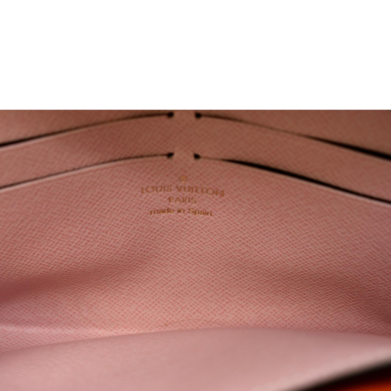 Louis Vuitton Rose Ballerine Monogram Canvas Jeanne Wallet - Yoogi's Closet