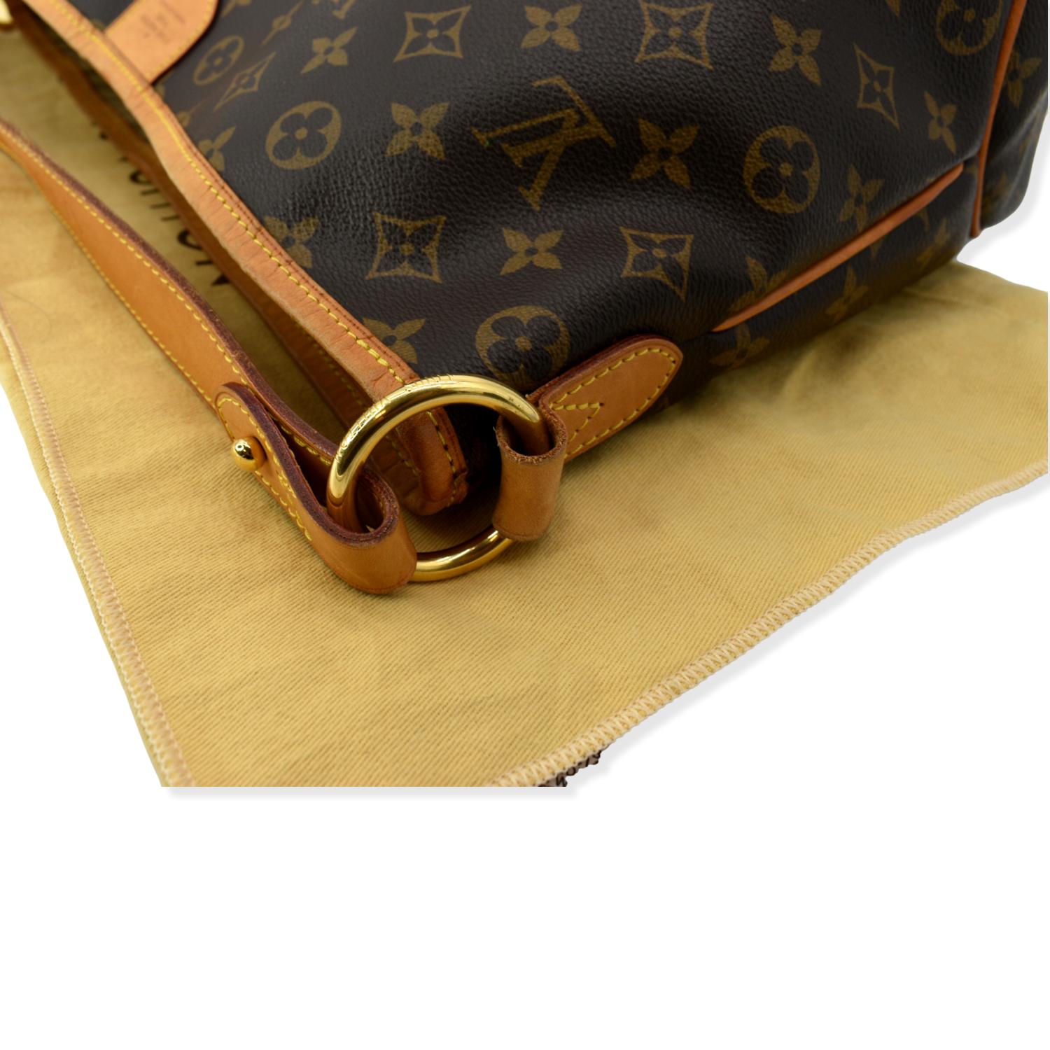 Delightful cloth handbag Louis Vuitton Brown in Cloth - 37960192