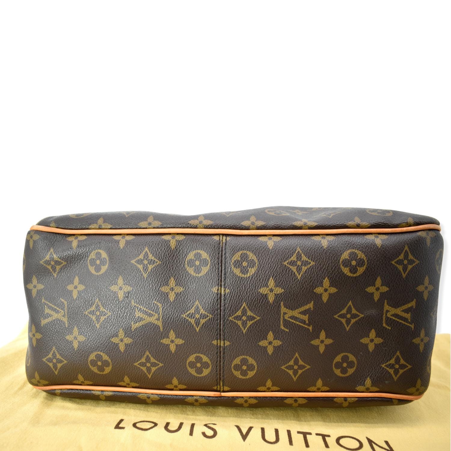 Delightful cloth handbag Louis Vuitton Brown in Cloth - 38113058