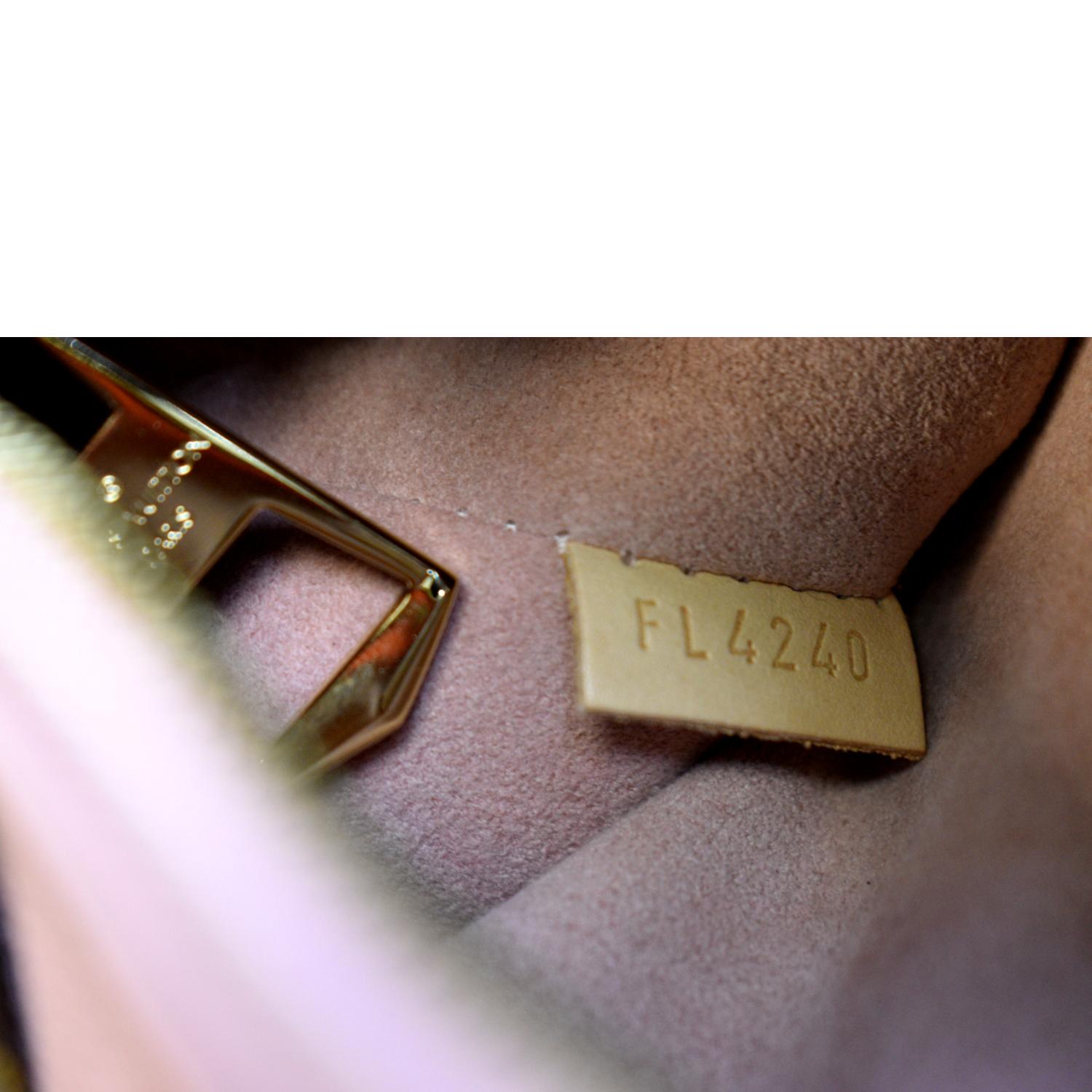 Louis Vuitton Peach x Cream Monogram V Tote BB Crossbody 914lv41