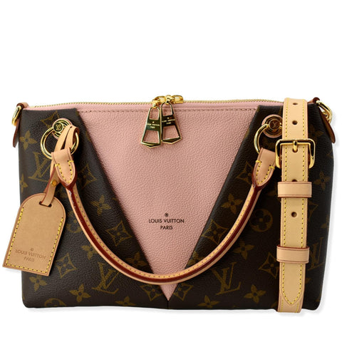 LOUIS VUITTON V Tote BB Monogram Canvas Shoulder Bag Rose Poudre - New Year Deals