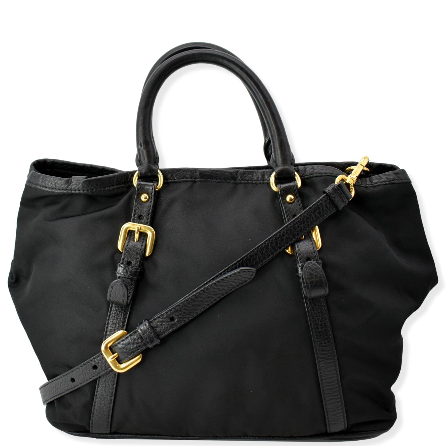 Prada Tessuto Satchel Black