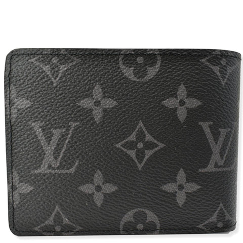 LOUIS VUITTON Damier Graphite Canvas Multiple Wallet Black
