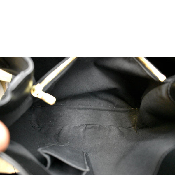 LOUIS VUITTON Mandara MM Epi Leather Shoulder Bag Black