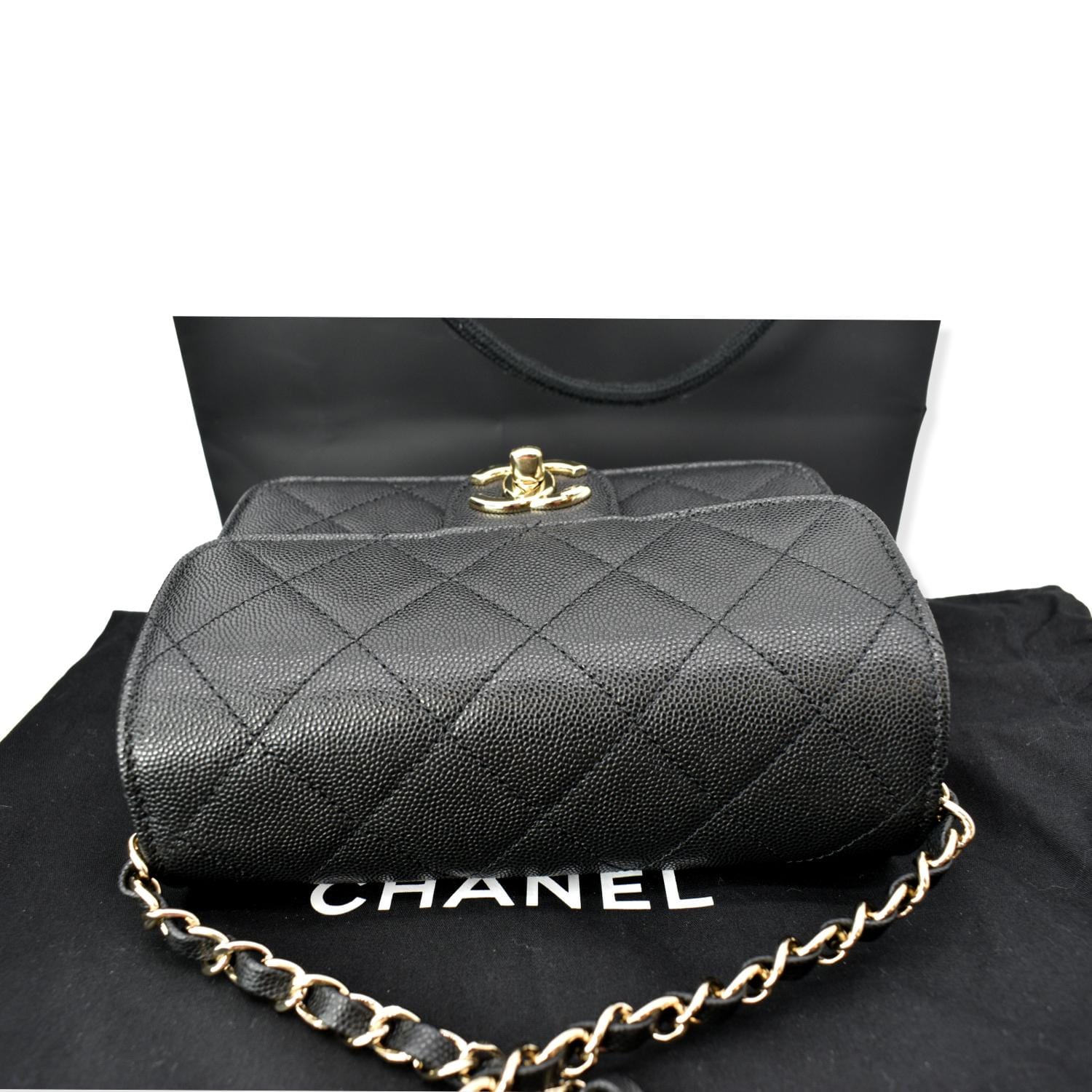 Spotted while shopping on Poshmark: 🌟HP🌟CHANEL Small Black Quilted Caviar  Clutch! #poshmark #fashion #shopping #style #…