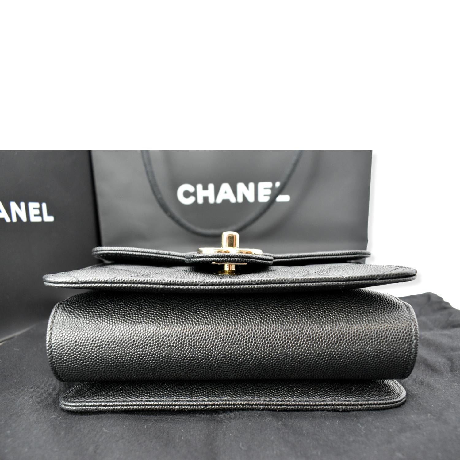 Chanel Classic Small Flap Wallet w/ Tags - Black Wallets