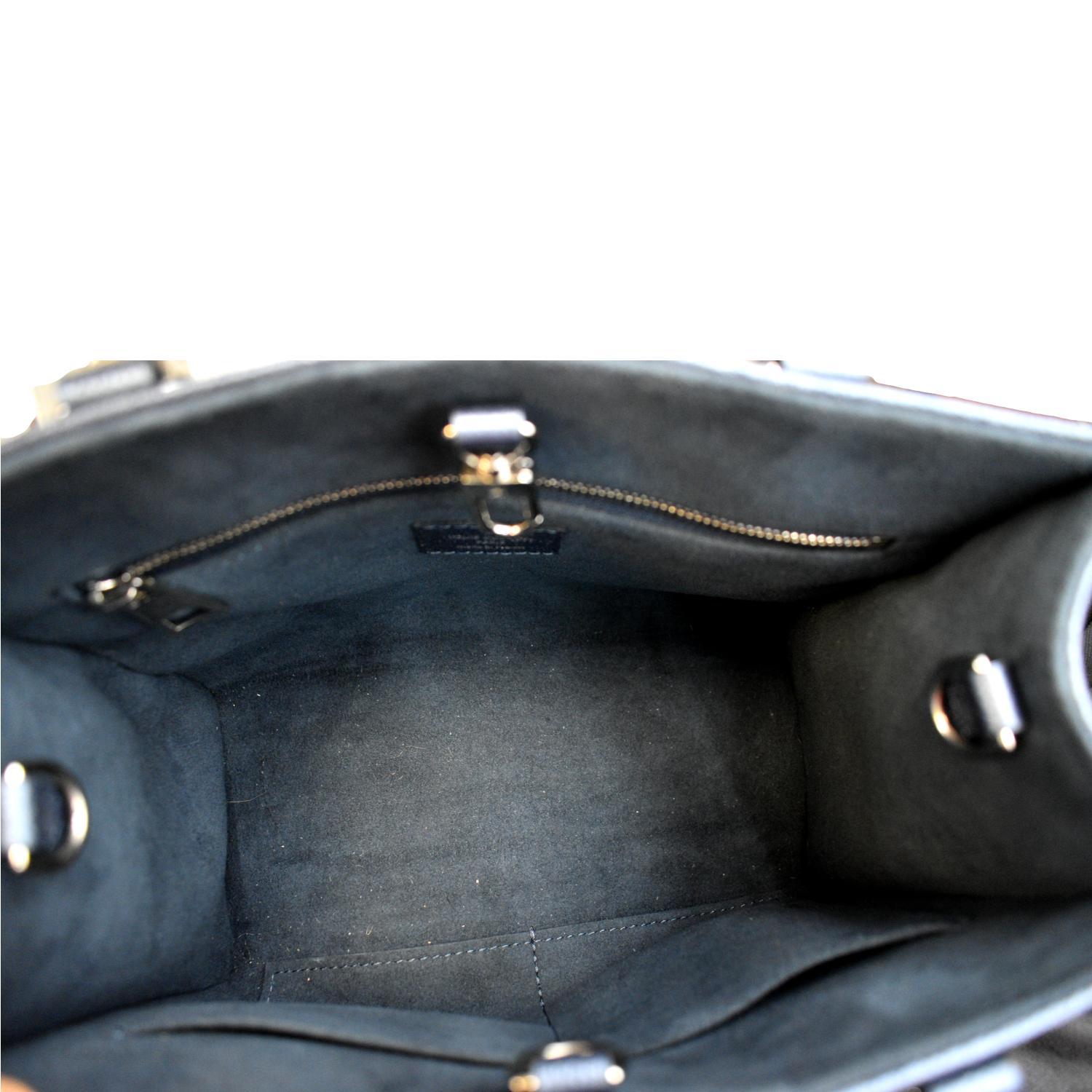 Louis Vuitton OnTheGo PM Tote Bag Navy Blue Monogram Empreinte Leather –  EliteLaza