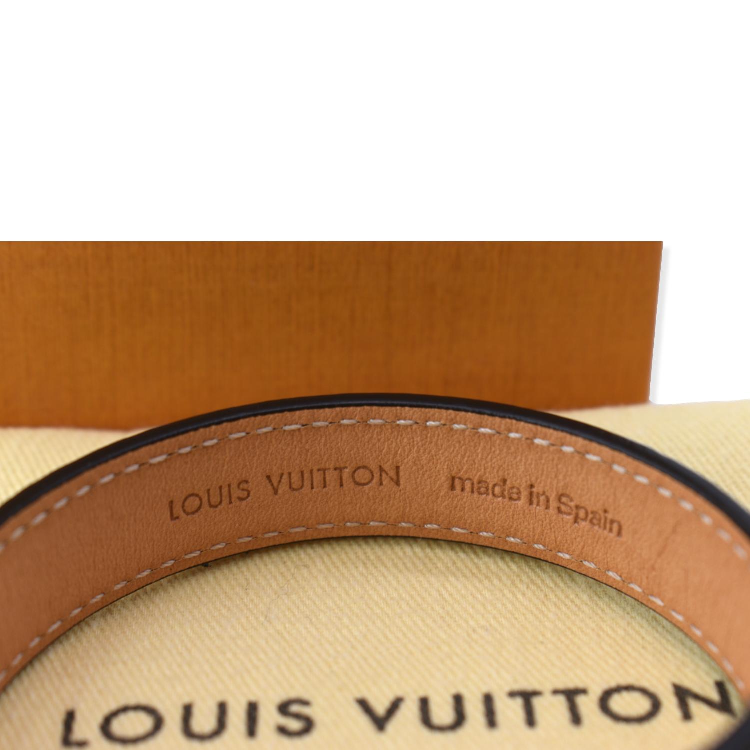 Louis Vuitton, Jewelry, Louis Vuitton Spirit Nano Monogram Bracelet  Monogram Canvas With Metal Brown