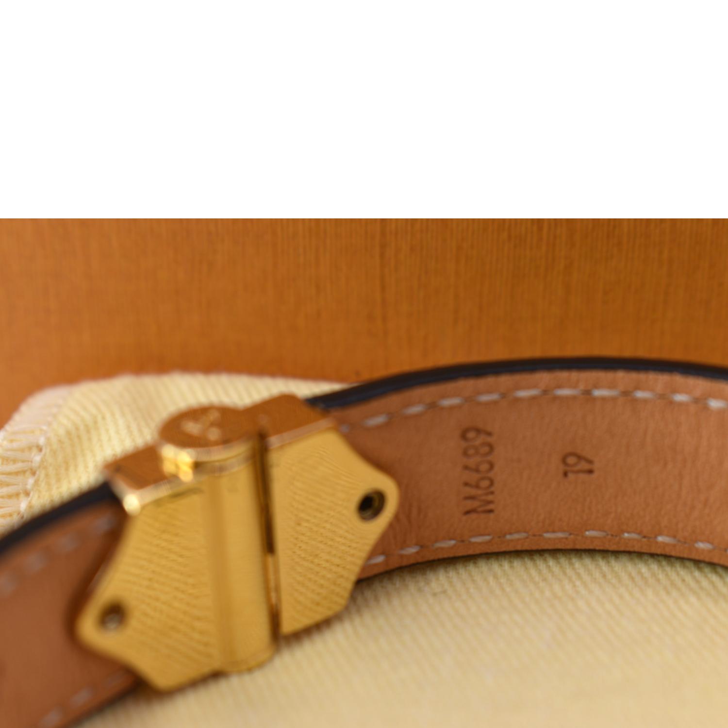Louis Vuitton Nano Monogram Bracelet Size 19 7.5 Inches