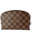LOUIS VUITTON Damier Ebene Cosmetic Pouch Brown