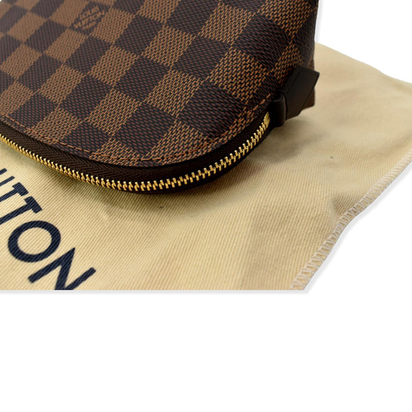 LOUIS VUITTON Damier Ebene Cosmetic Pouch Brown