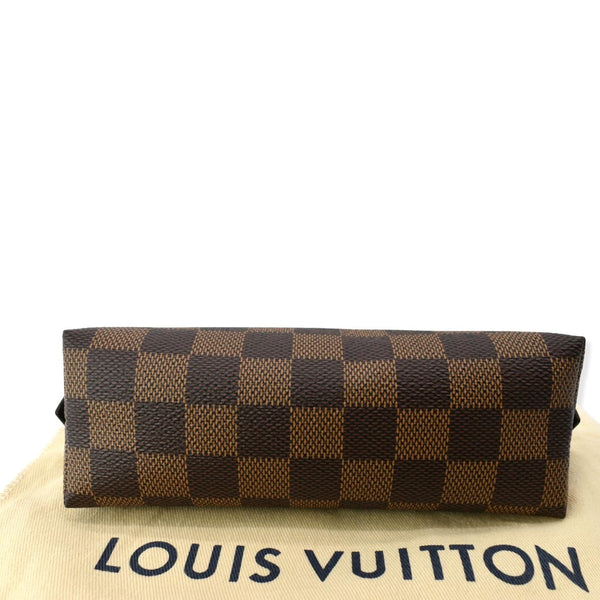 LOUIS VUITTON Damier Ebene Cosmetic Pouch Brown