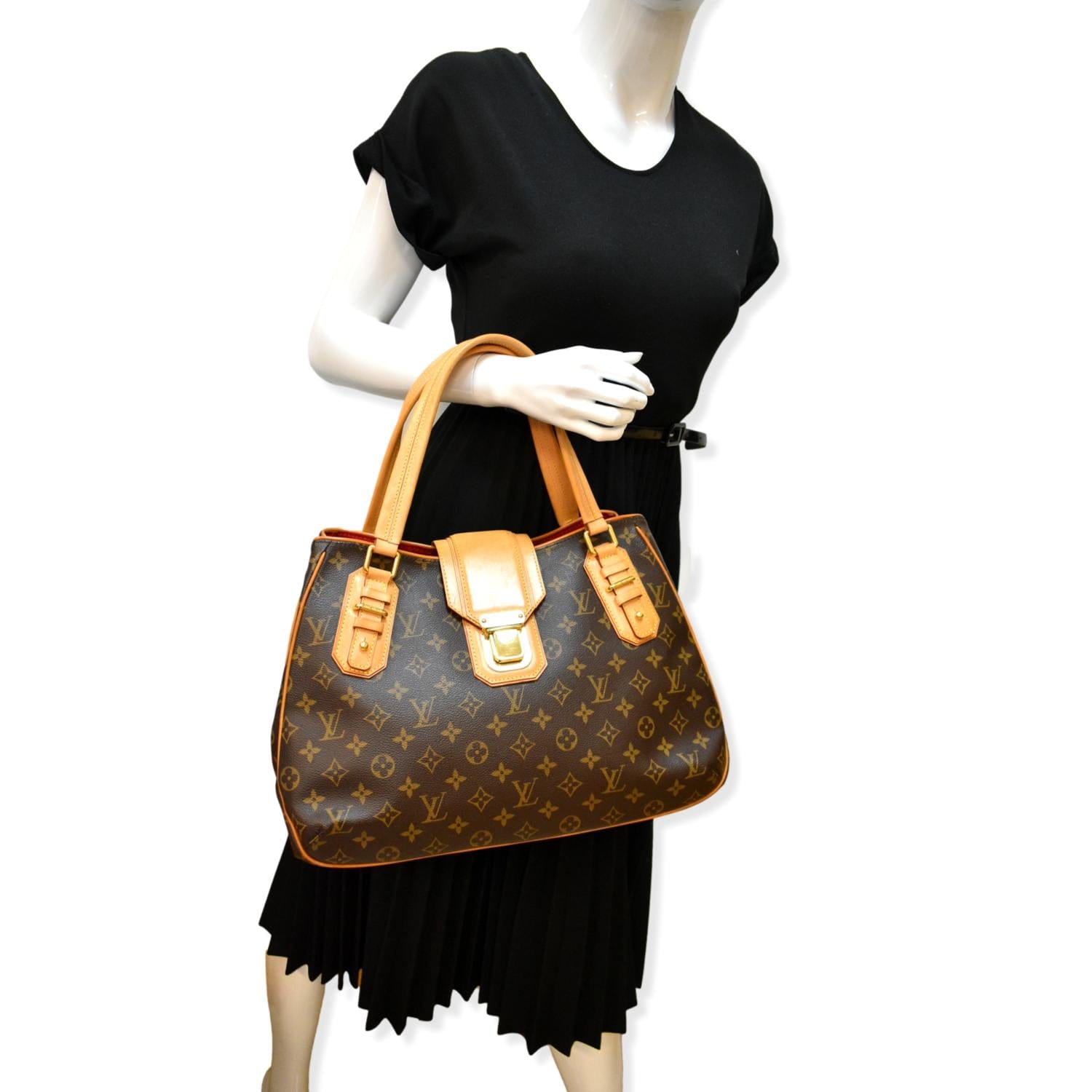 Louis Vuitton Monogram Griet Large Shopper Bag Brown