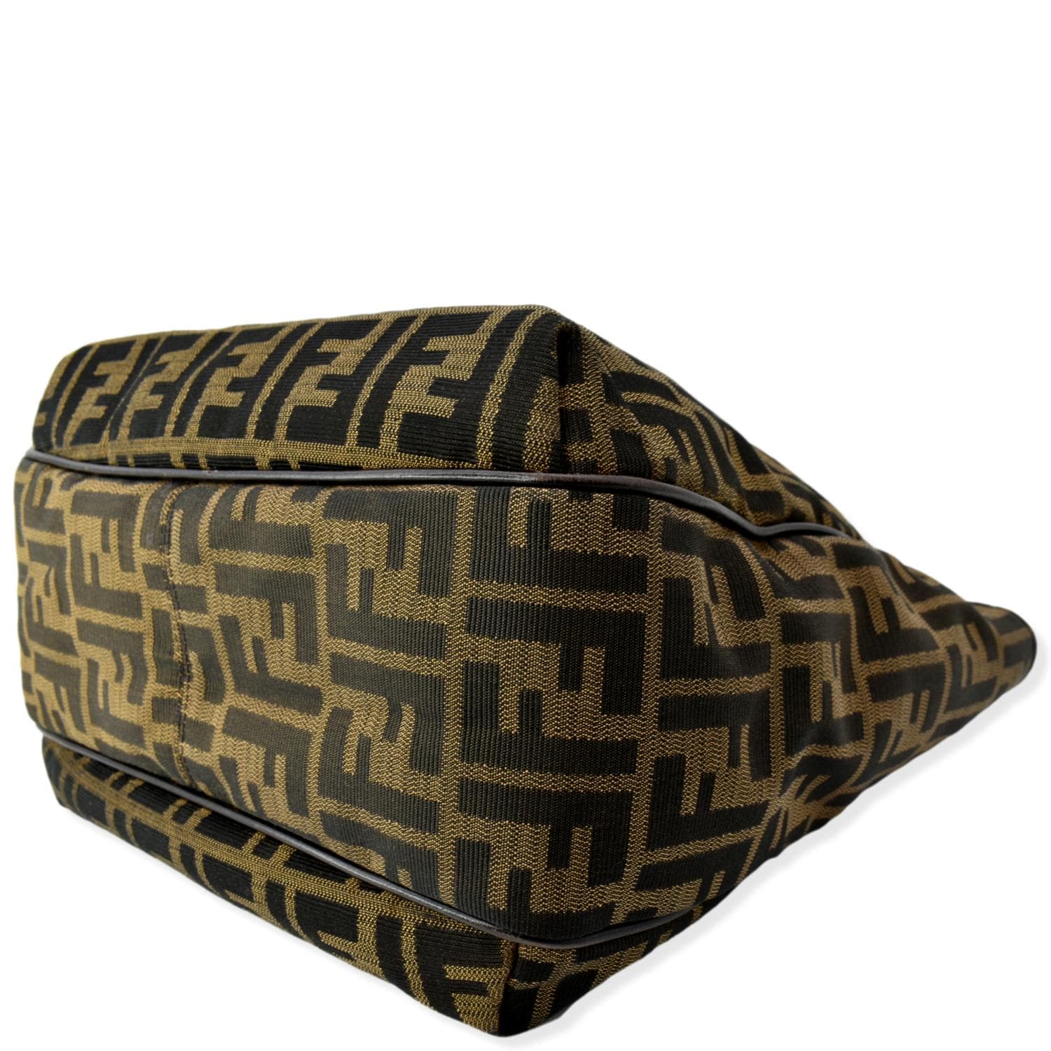 fendi monogram zucca bowler tobacco bag Canvas Bowling Fendi loved condition with signs of wear to exterior fabric lining This is an authentic FENDI