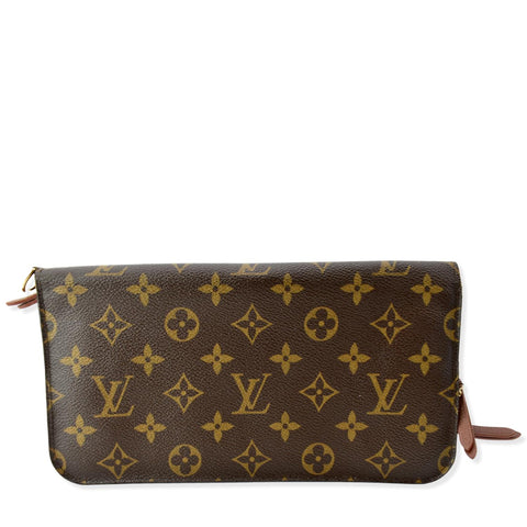 LOUIS VUITTON Insolite Monogram Canvas Organizer Wallet Brown