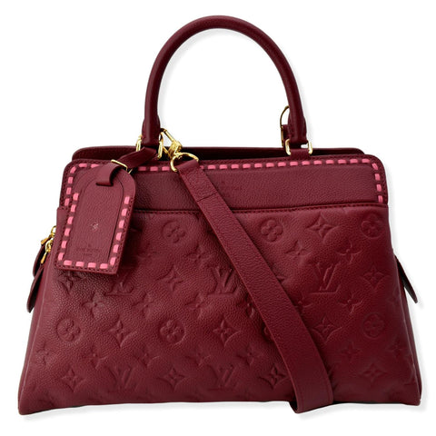 LOUIS VUITTON Vosges MM Empreinte Leather Shoulder Bag Raisin - 10% OFF