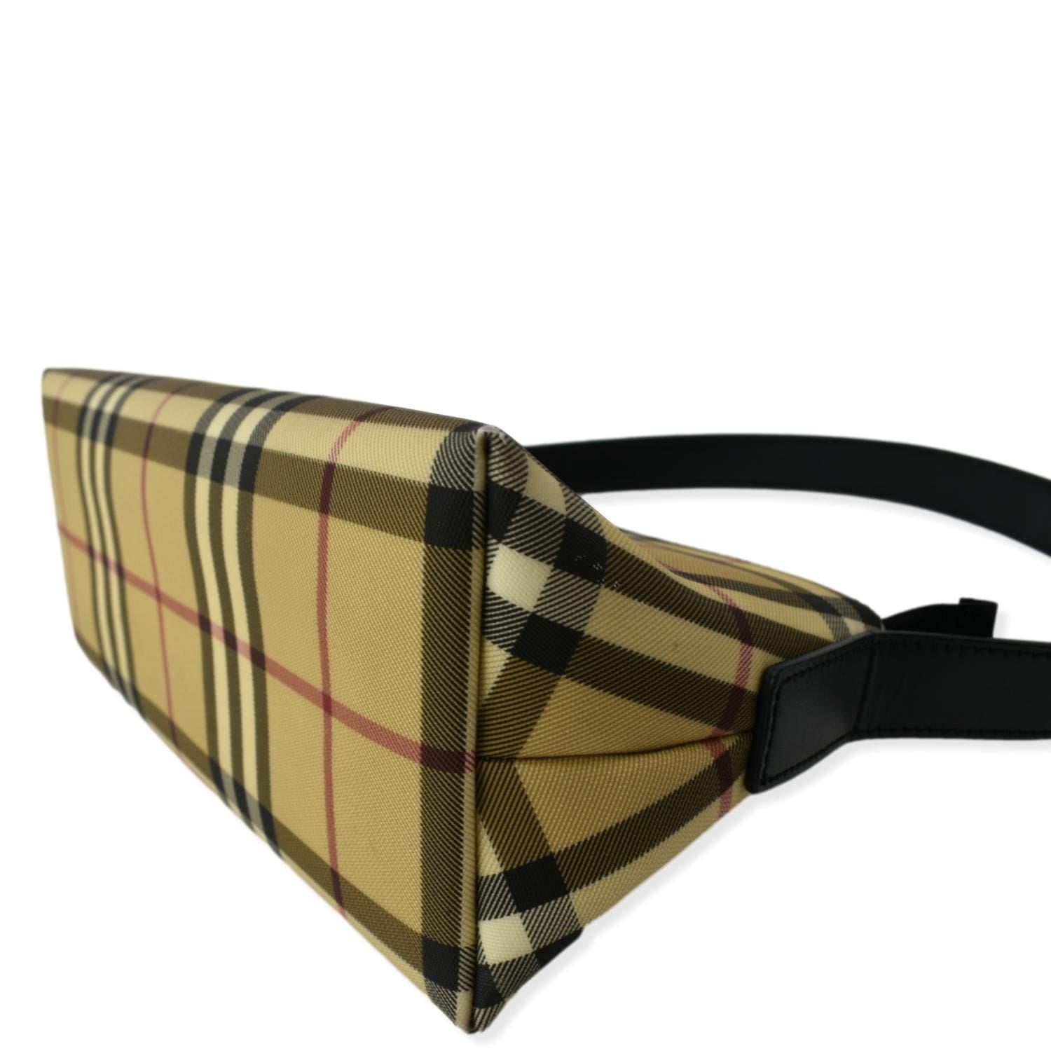 Burberry Vintage Check belt in coated canvas