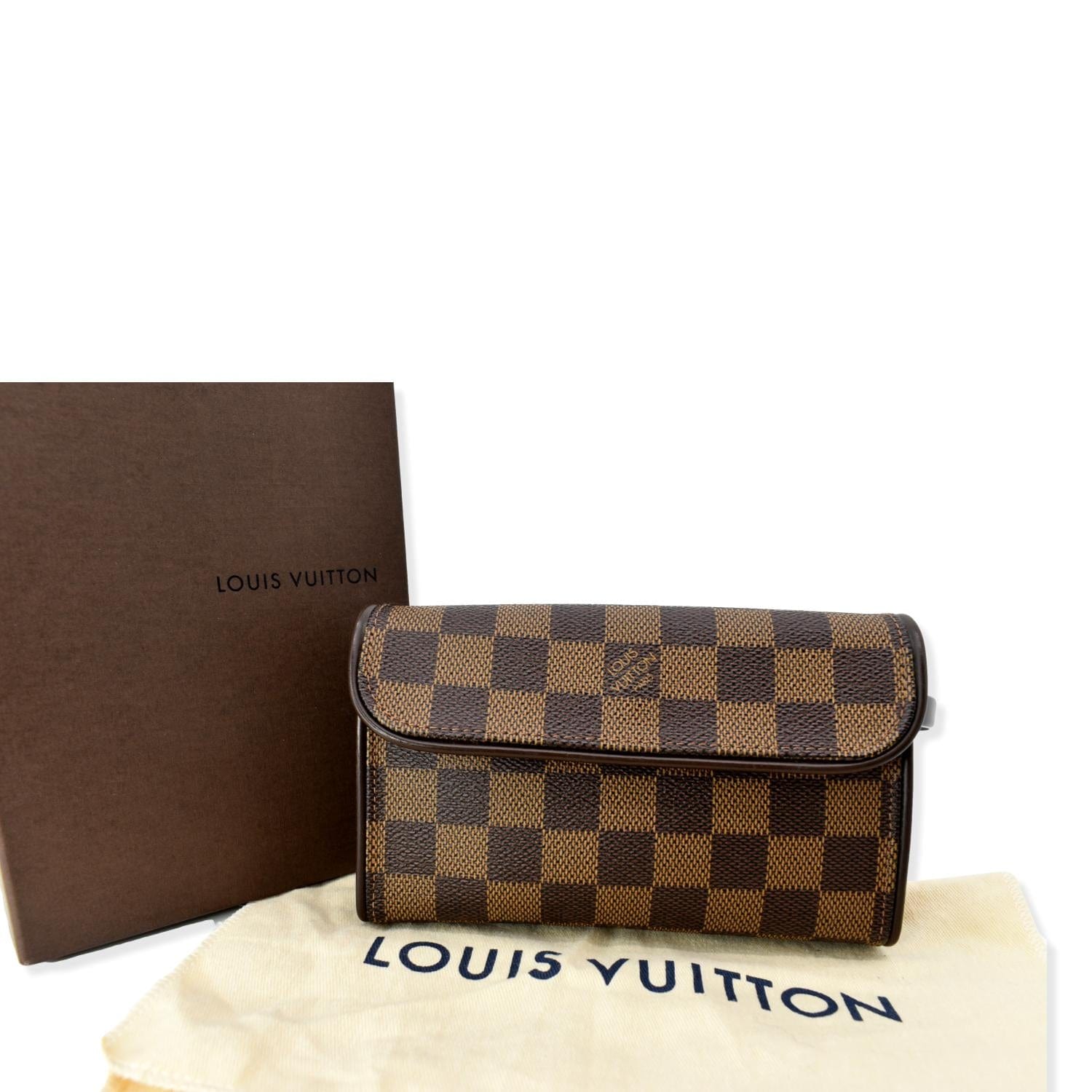 Louis Vuitton Pochette Florentine Damier Ebene Waist Bag