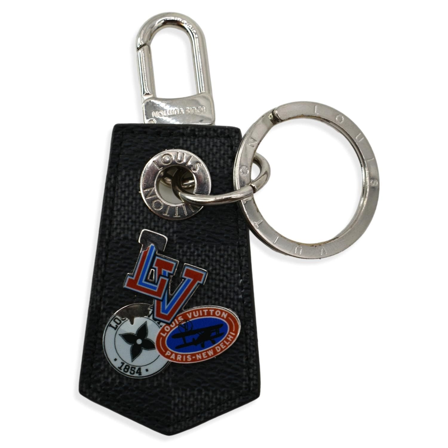 louis-vuitton key chain holder charm