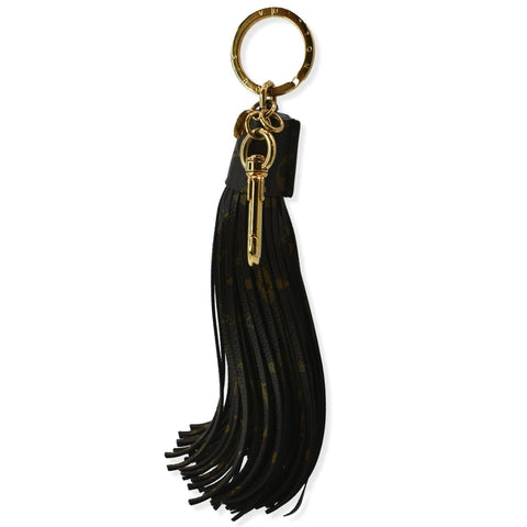 LOUIS VUITTON Monogram Canvas Tassel Bag Charm Brown