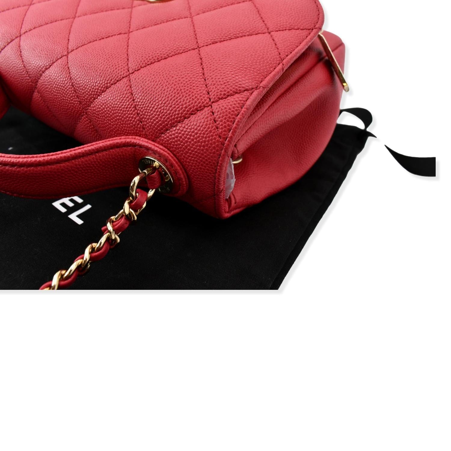 oro CHANEL Business Affinity Small Caviar Quilted Shoulder Bag Red - oro  Chanel Pre-Owned small Boy shoulder bag Neutrals - Hot D