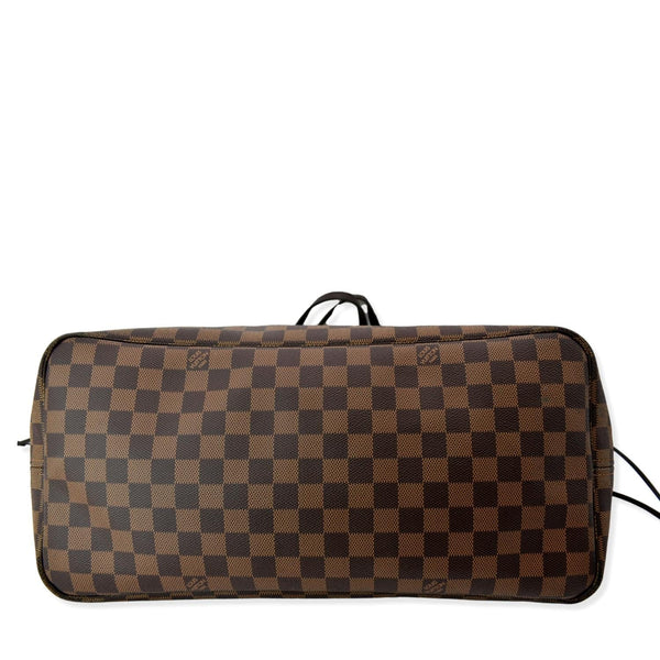LOUIS VUITTON Neverfull GM Damier Ebene Tote Bag Brown
